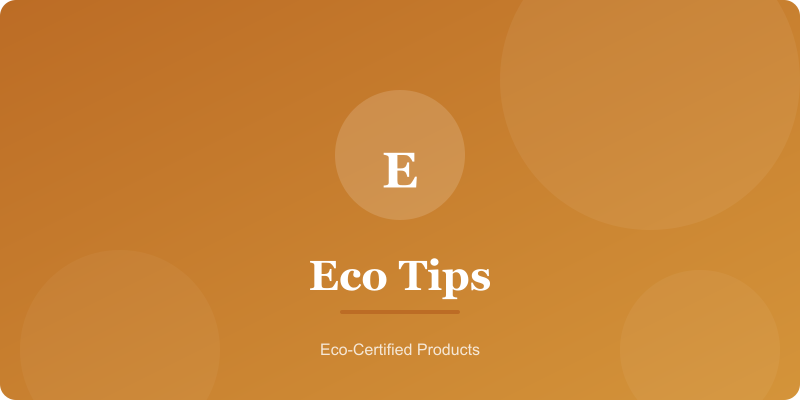 Eco Tips