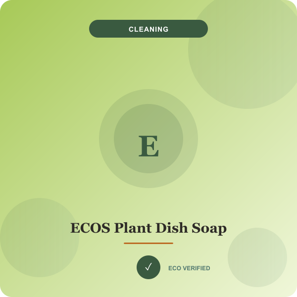 ECOS Plant-Based Dish Soap