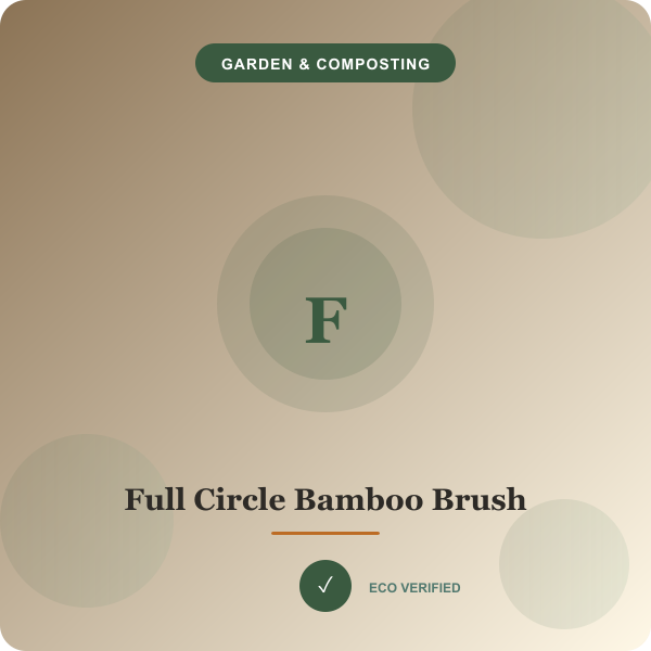 Full Circle Bamboo Dish Brush